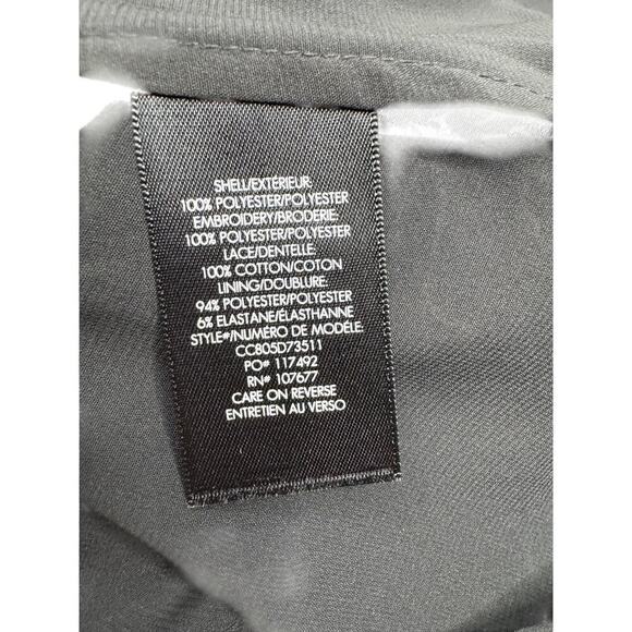 NEW Alice and Olivia Holden Embroidered Cold-Shoulder Dress  Size Large - Picture 9 of 12